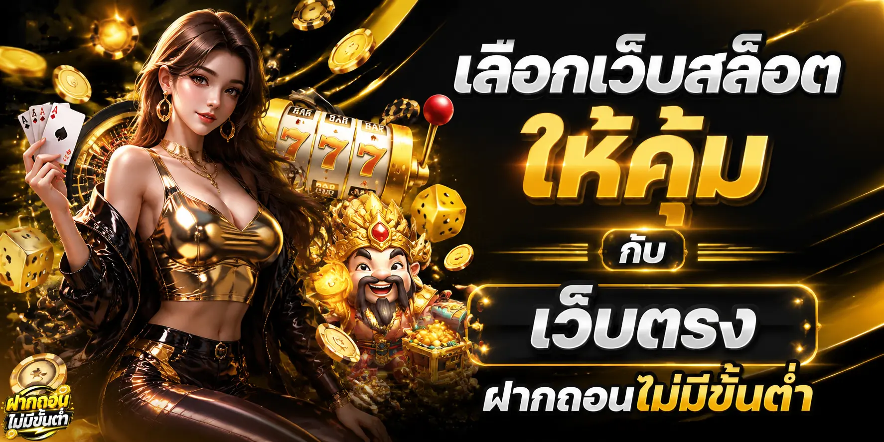 เว็บตรง ฝากถอนไม่มีขั้นต่ำ